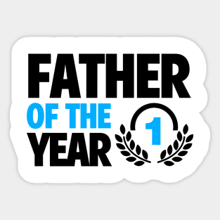 Father's Day Gift Father Of The Year Daddy Birthday Sticker